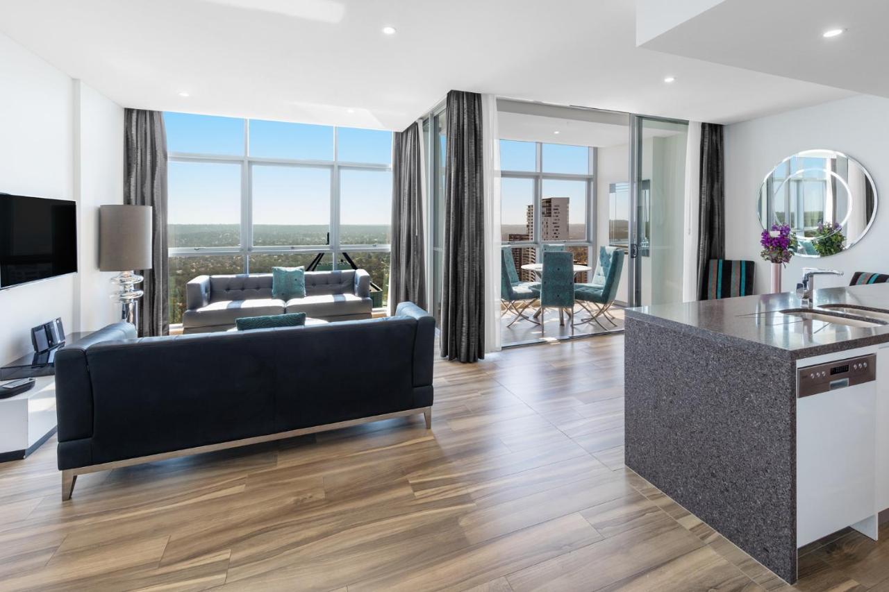 Meriton Suites Chatswood Sydney Exterior photo Interior of a typical apartment
