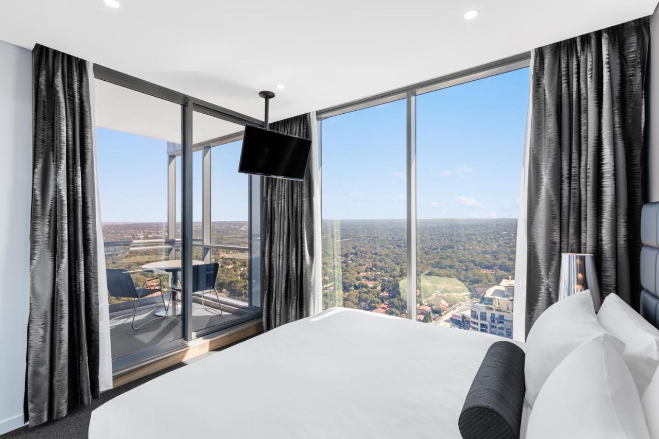 Meriton Suites Chatswood Sydney Exterior photo The view from a bedroom