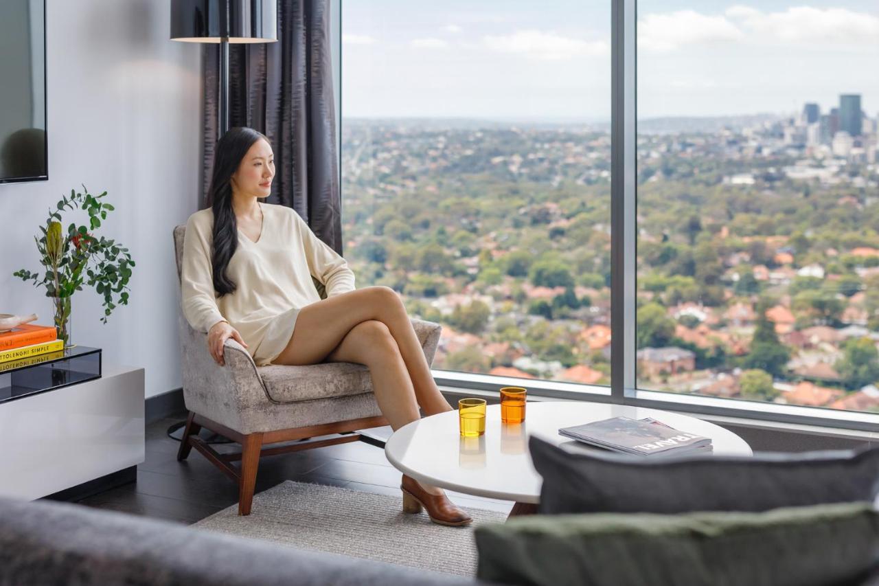 Meriton Suites Chatswood Sydney Exterior photo The view from a typical apartment