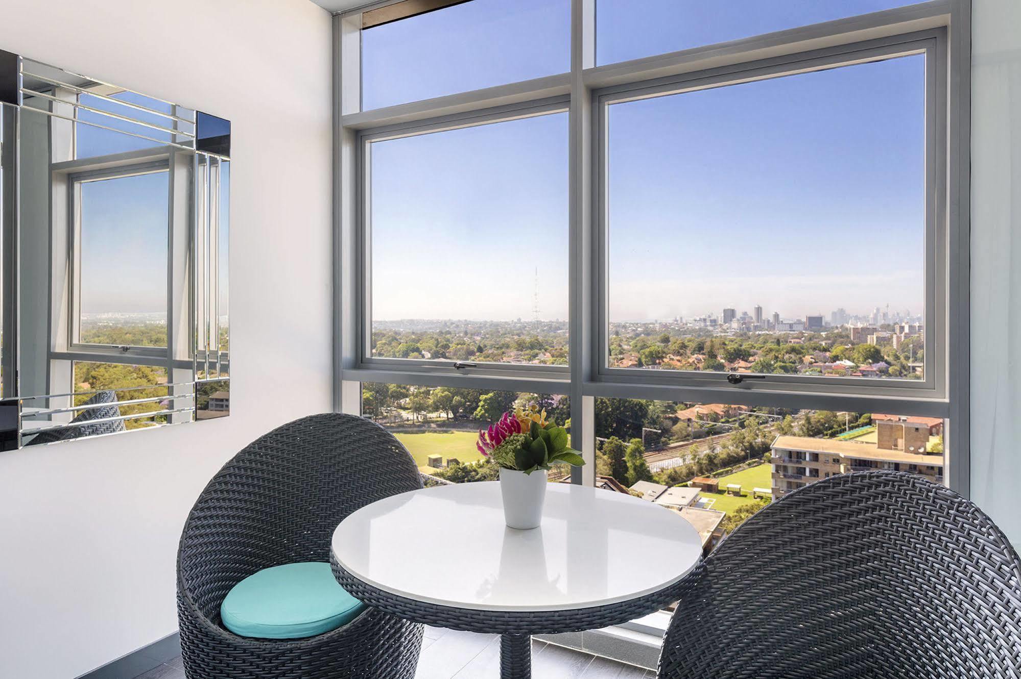 Meriton Suites Chatswood Sydney Exterior photo View from the 10th floor
